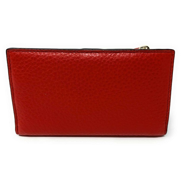 Kate Spade Jackson Small Slim Bifold Wallet Chili - Picture 2 of 4